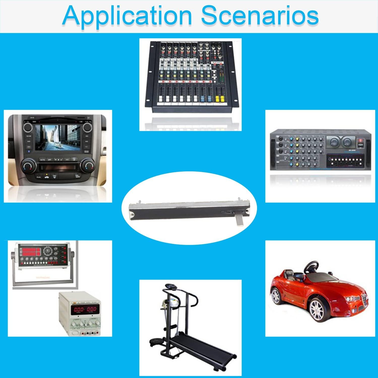 Potenciometro Deslizante Fielect 10K Ohm 5 Piezas 128mm