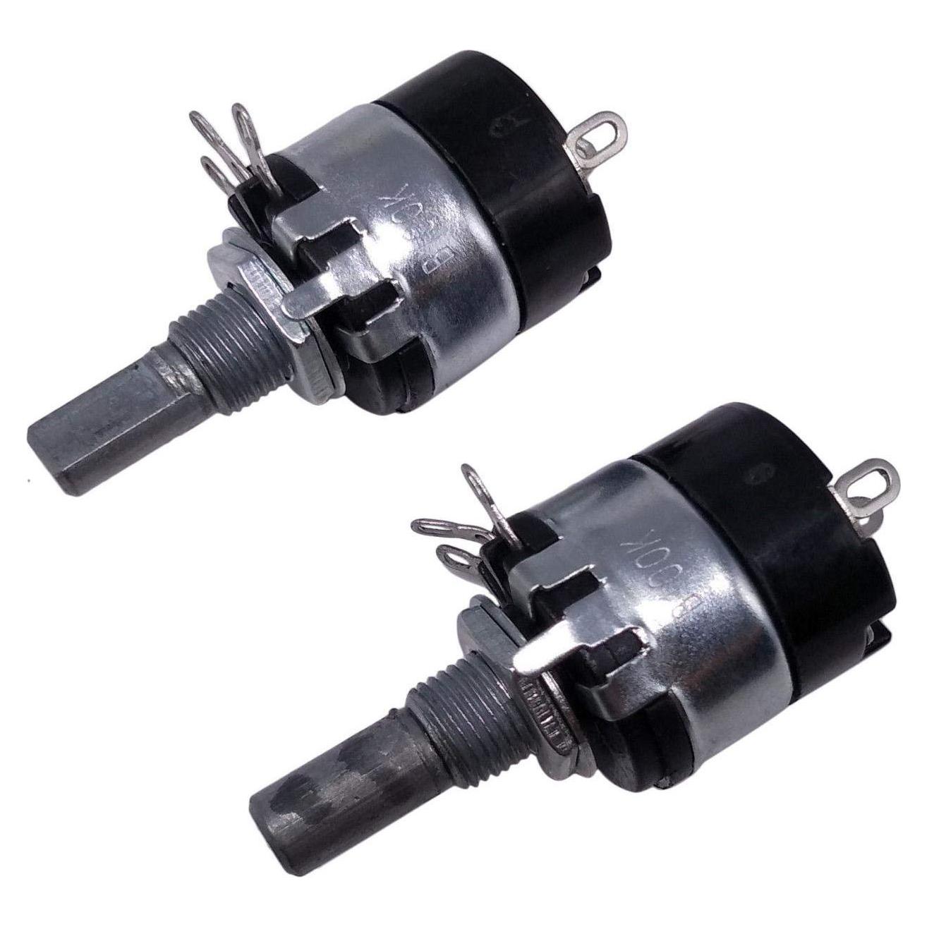 Potenciómetro Lineal 100K ohm CGjiogujio 2pcs Interruptor ON/OFF