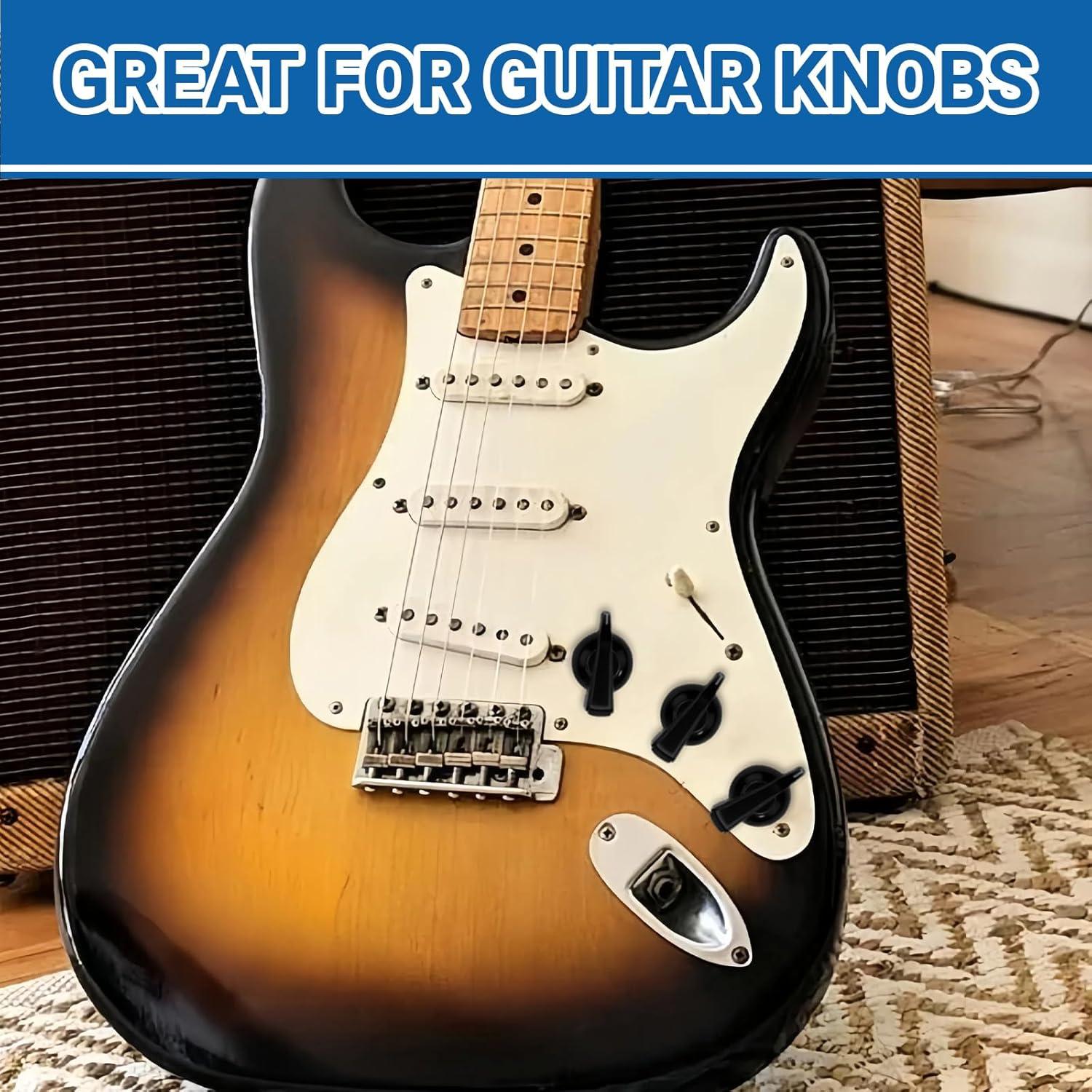 Perillas de Potenciómetro DROK 6mm Negras - Paquete de 10