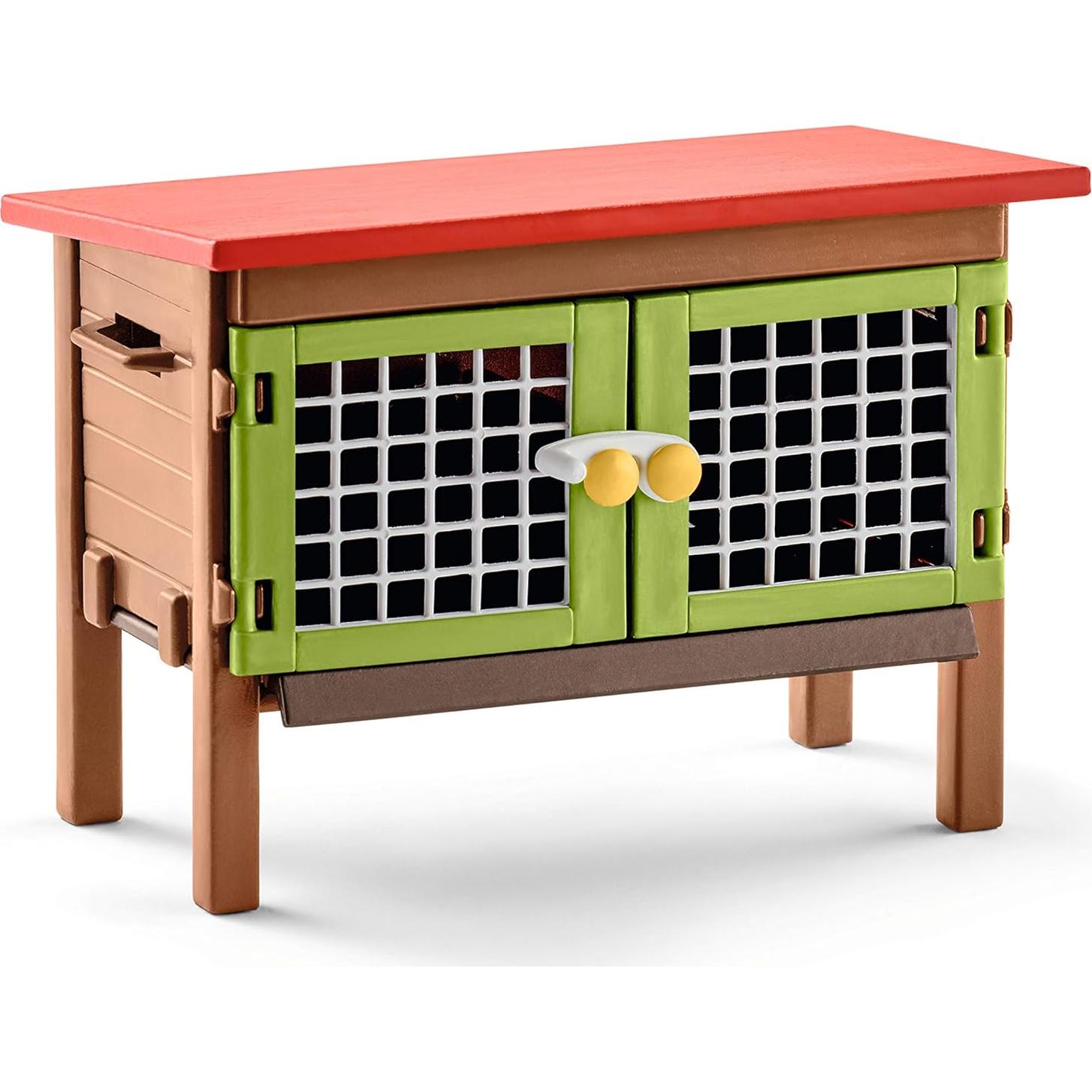 Set de Juguetes de Granja Schleich Casa de Conejos 8 Piezas