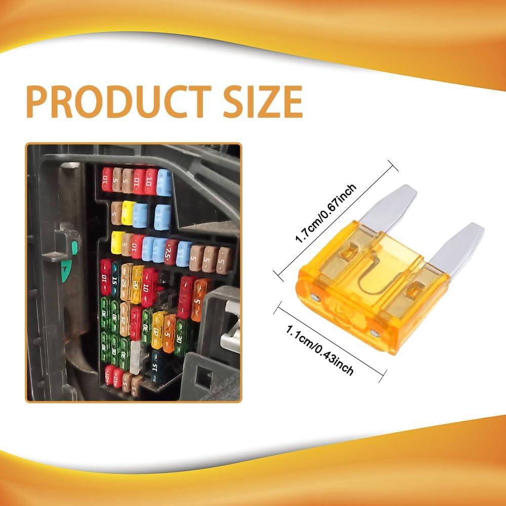 Kit de Fusibles Automotrices PACLVIO 10 Piezas 5A-30A