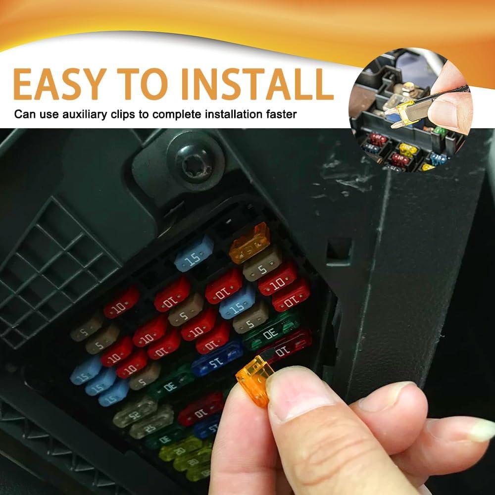 Kit de Fusibles Automotrices PACLVIO 10 Piezas 5A-30A