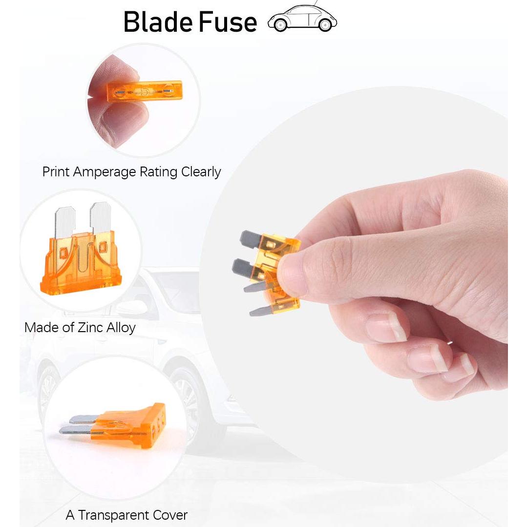 Kit de 250 Fusibles Automotrices Rustark - Estándar, Mini, Bajo y Alto