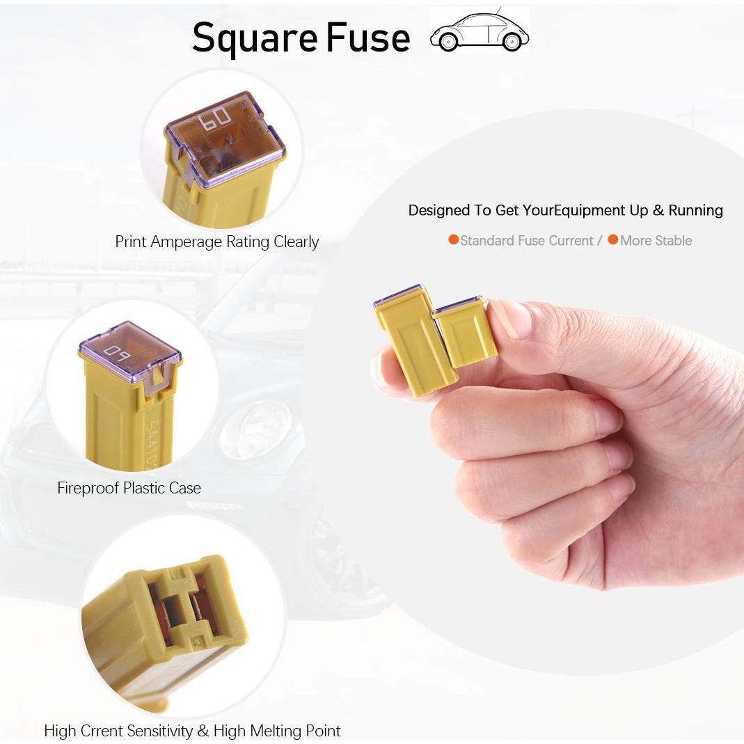 Kit de 250 Fusibles Automotrices Rustark - Estándar, Mini, Bajo y Alto