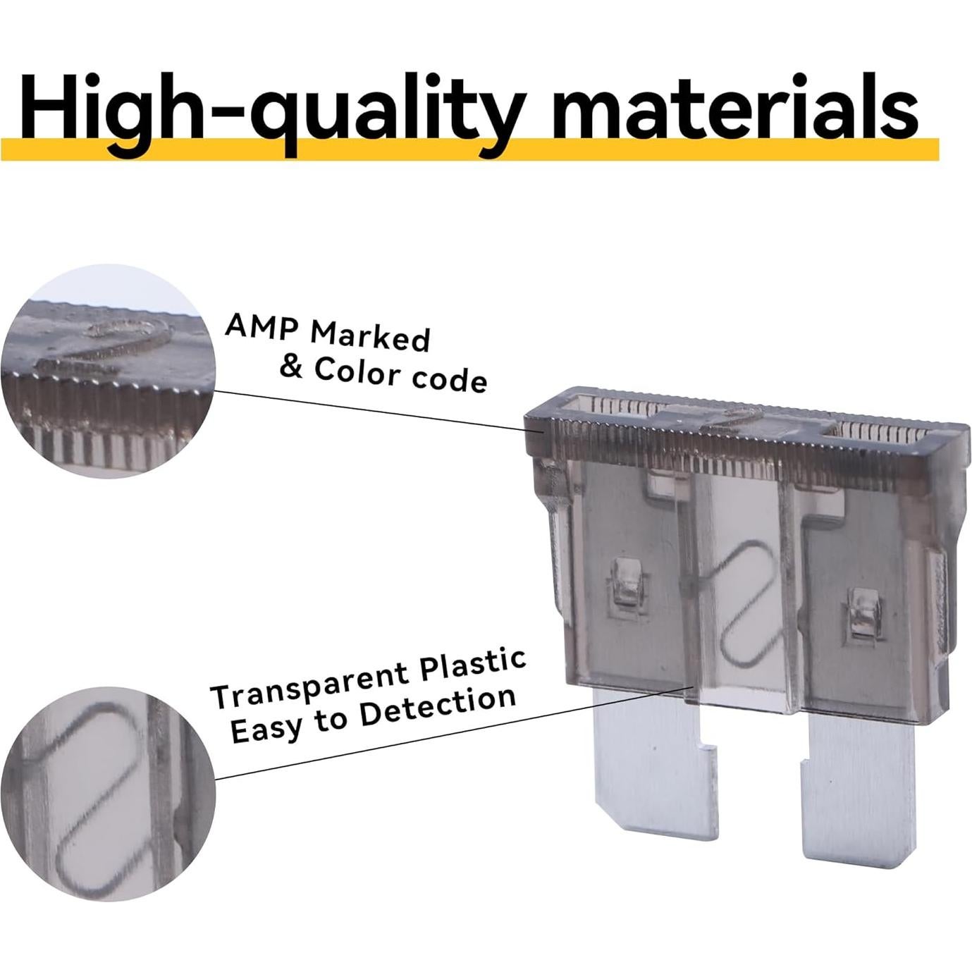 Paquete de 100 Fusibles Automáticos 2A JESUNK para Coche