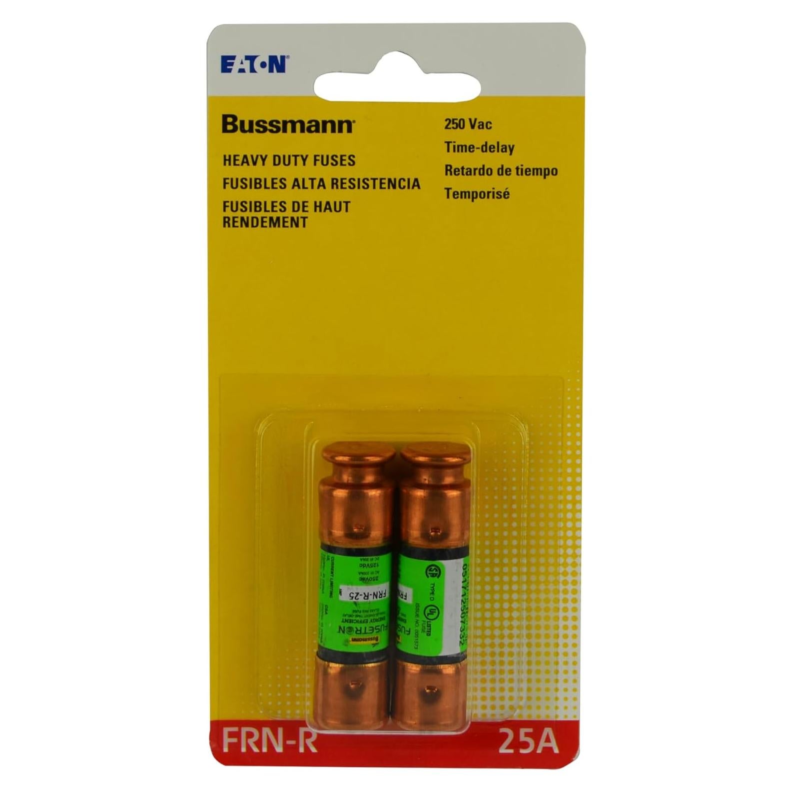 Fusible Fusetron Bussmann BP/FRN-R-25 Doble Elemento 25A 250V