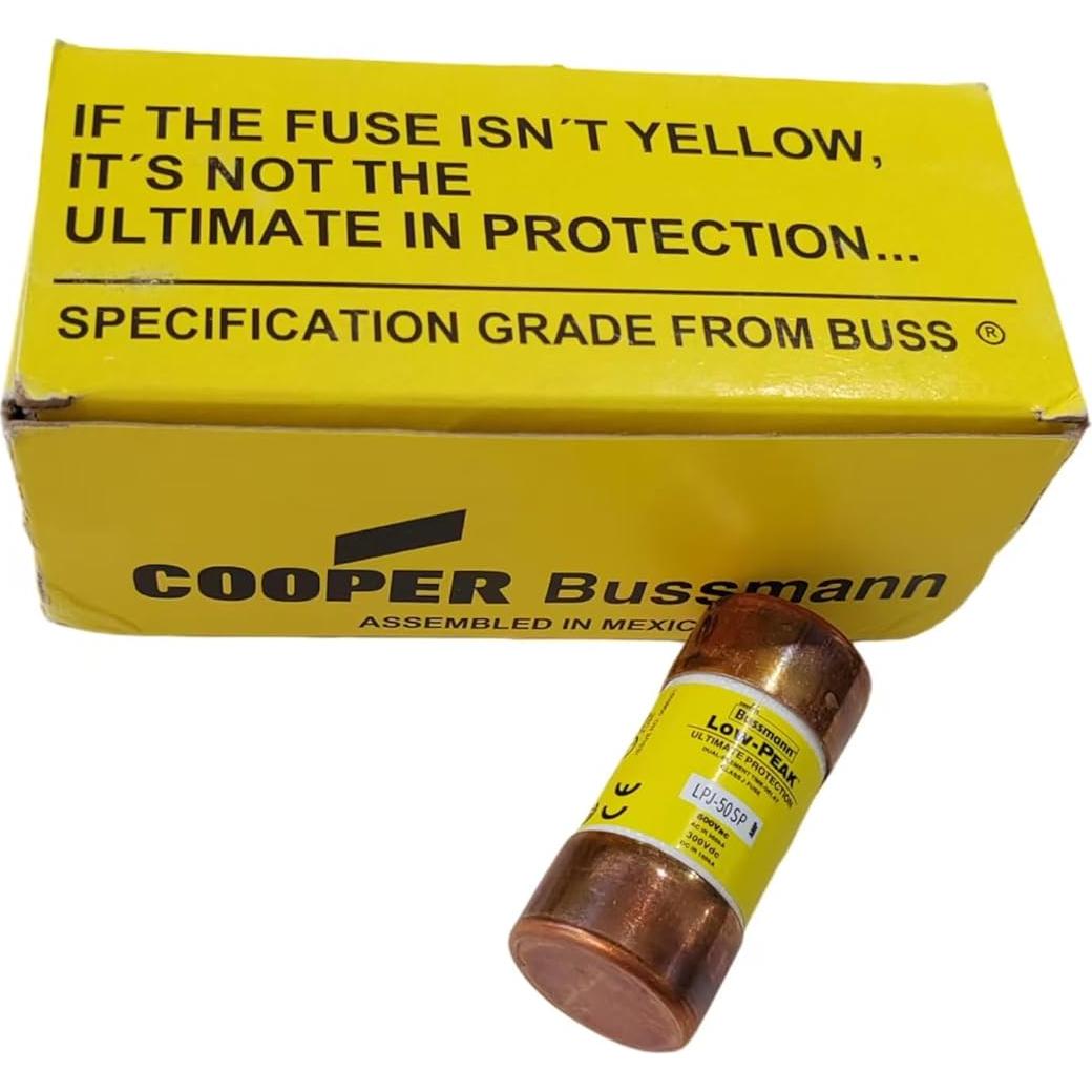 Fusibles de Retardo de Tiempo 50A 600Vac TSNUPGOHXW - 10 Pcs