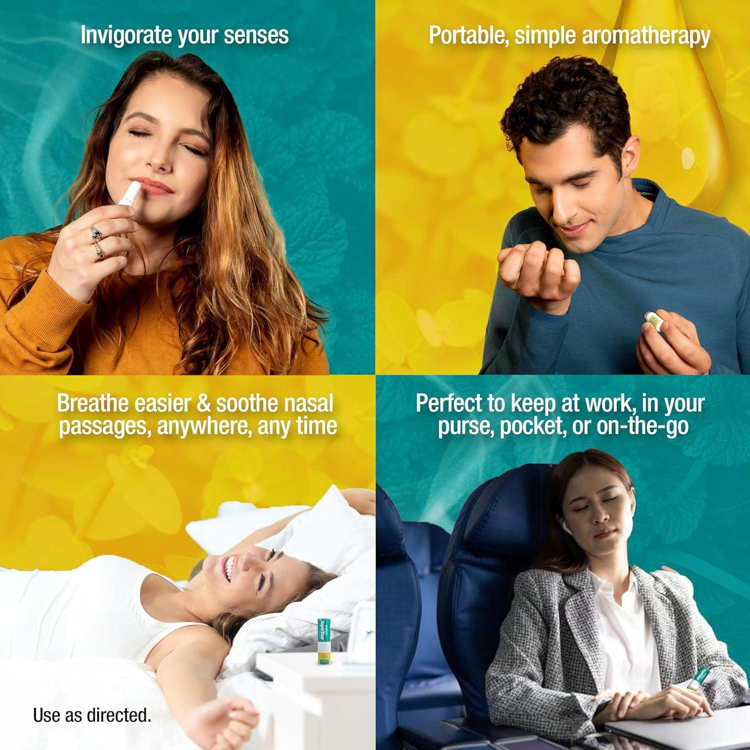 Inhalador de Vapor Mentholatum Duo 2-en-1 Alivio Nasal