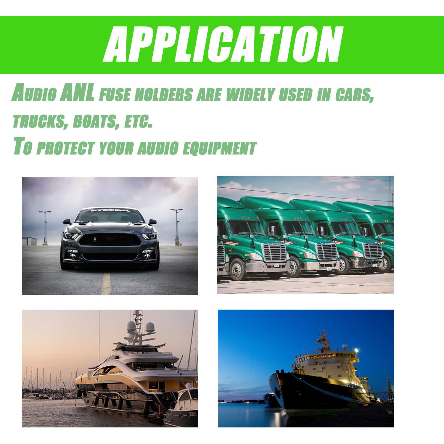 Soporte de Fusible ANL SIGANDG 150A para Audio