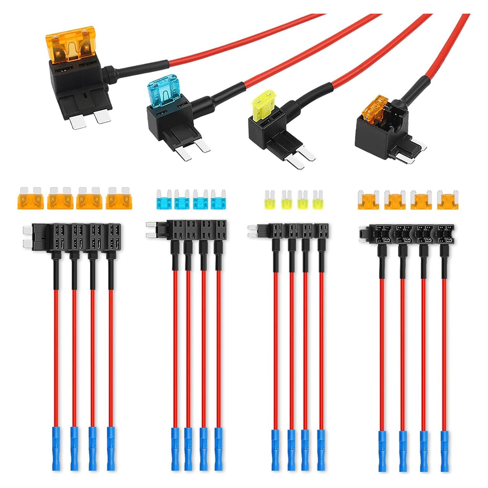 Kit de Fusibles 16 Piezas Cooclensportey 12V Automóviles