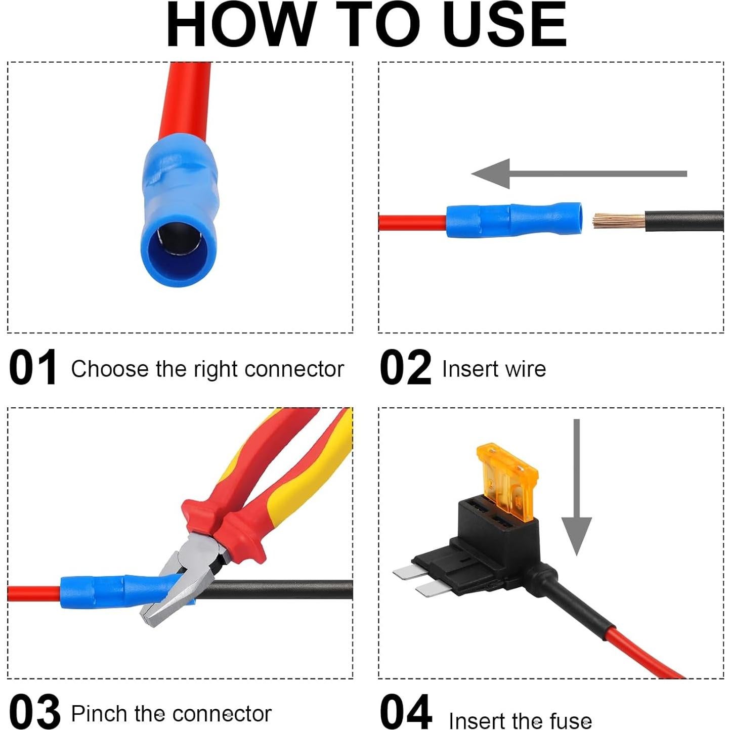 Kit de Fusibles 16 Piezas Cooclensportey 12V Automóviles