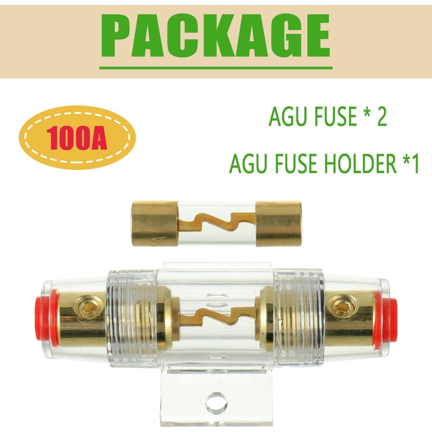 Soporte de Fusible AGU SIGANDG 100A Impermeable para Coche