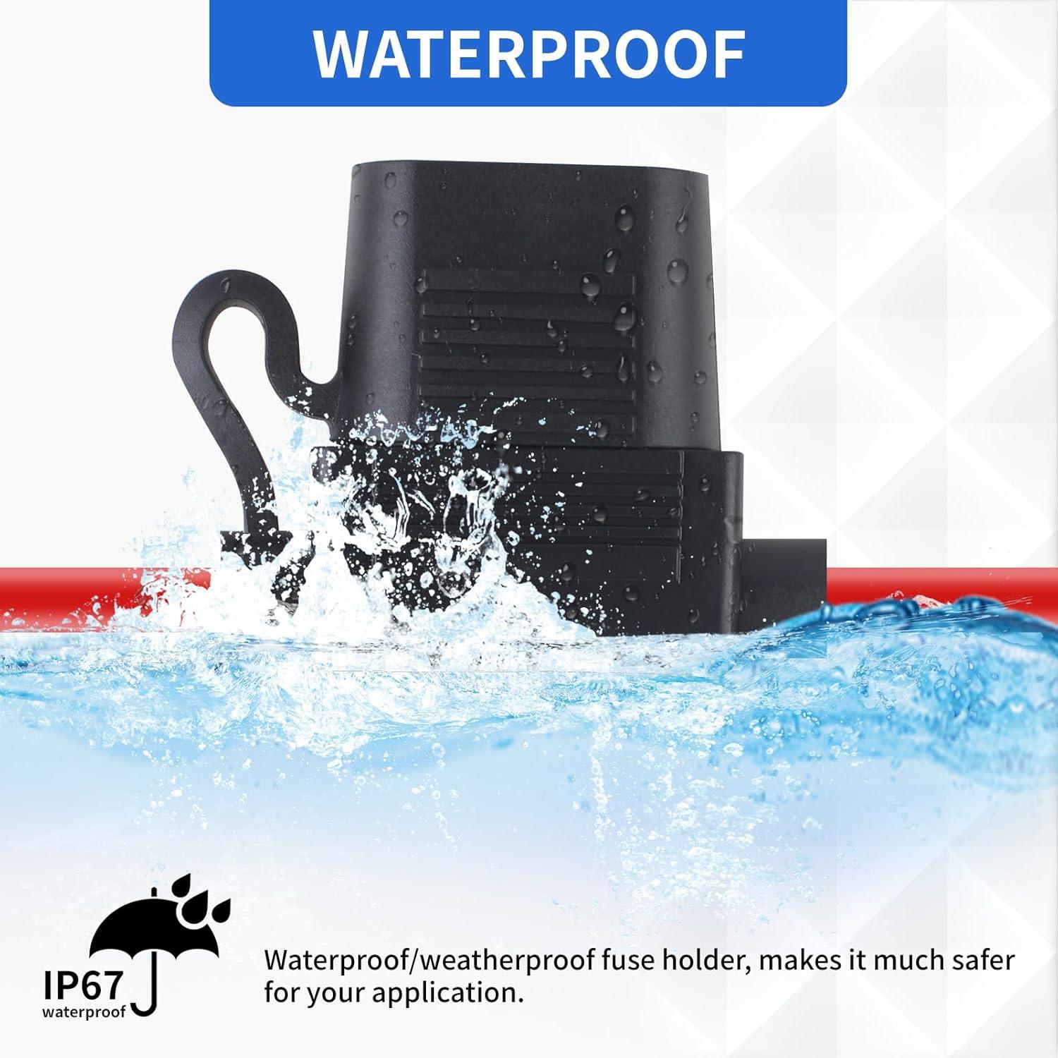 Paquete de 6 Soportes de Fusibles 12V YNZDRWA con 66 Fusibles