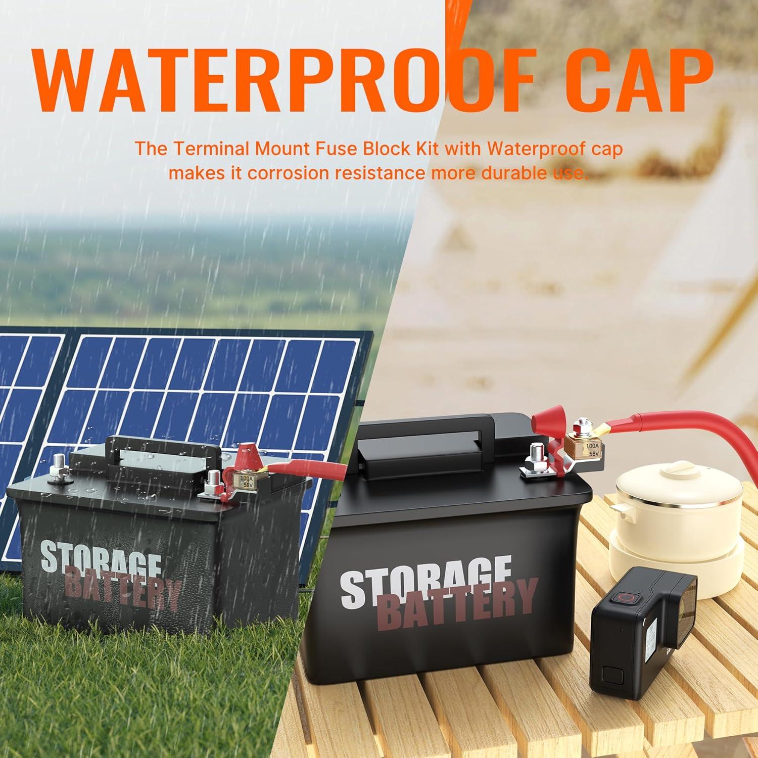 Fusible Terminal de Batería Joinfworld MRBF 100A 58V CC