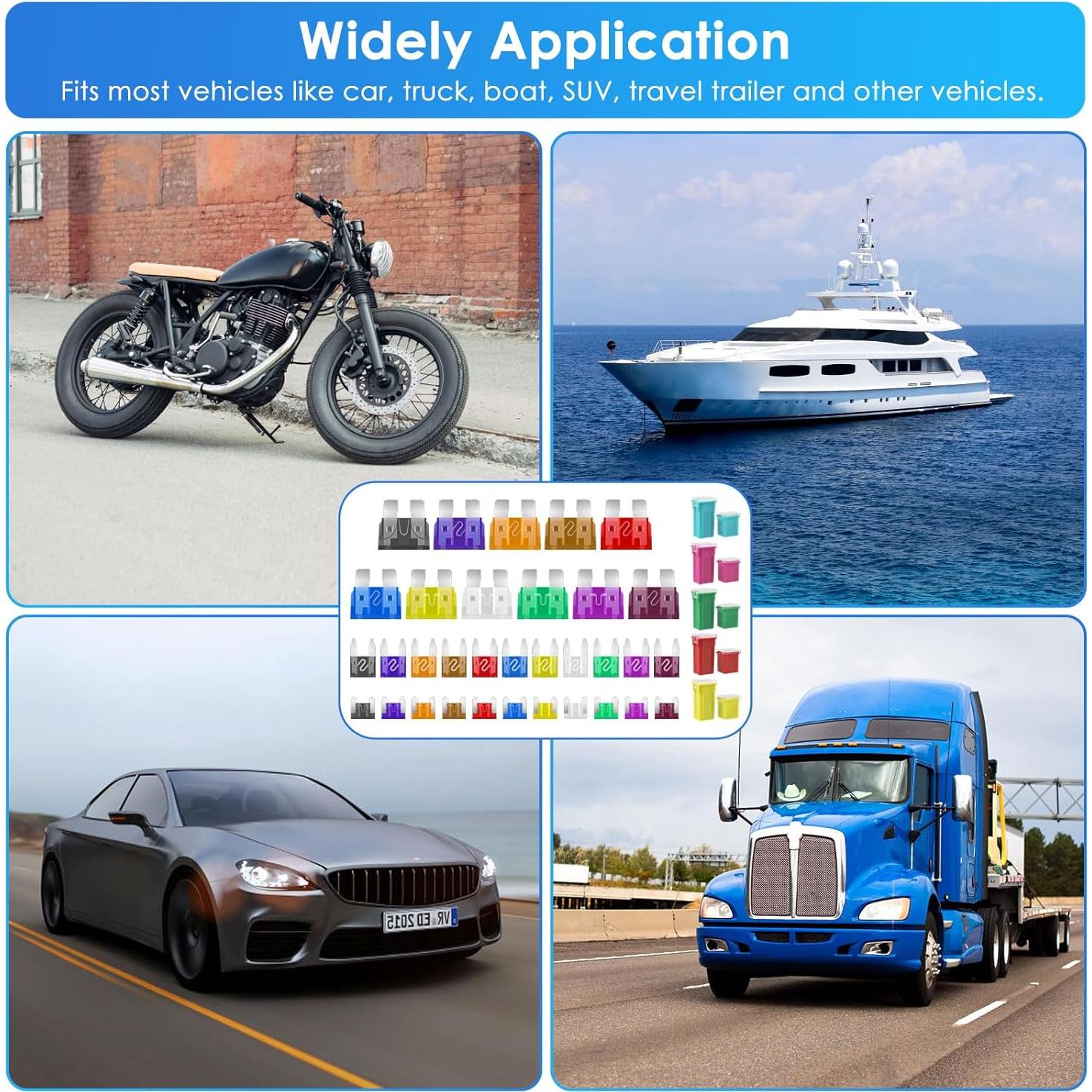 Kit de Fusibles Automotrices PACETAP 304 Piezas con Extractor