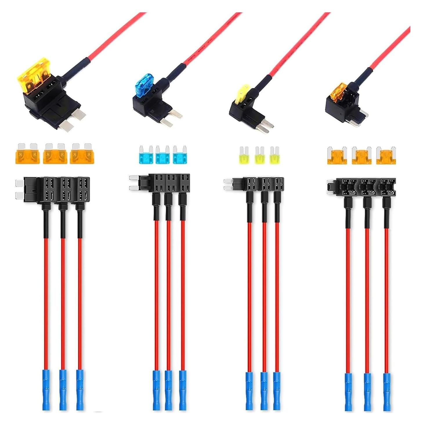 Kit de Adaptadores de Fusible Automotriz TOOYIMR 12 Piezas