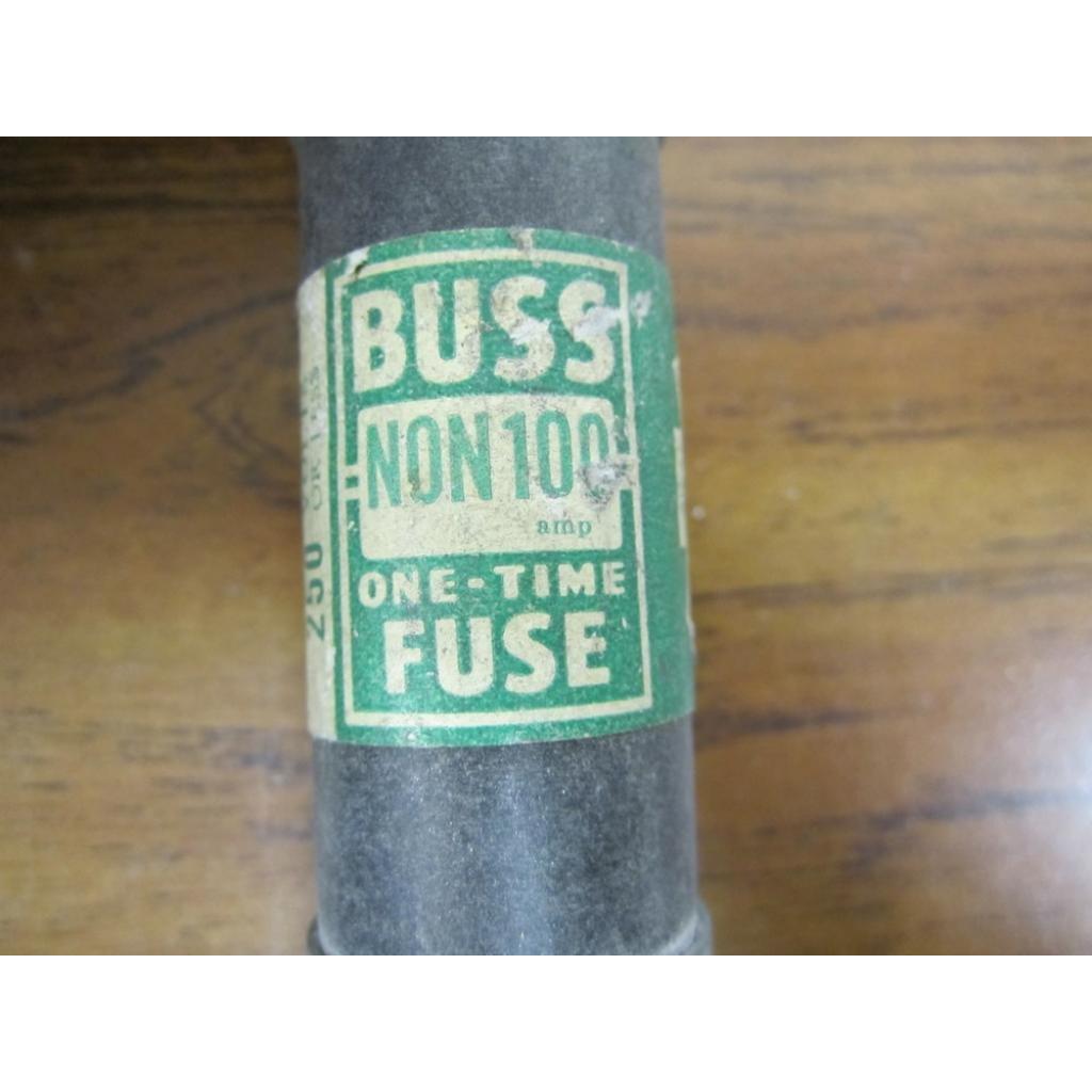 Fusible Bussmann NON-100 - Paquete de 4 unidades