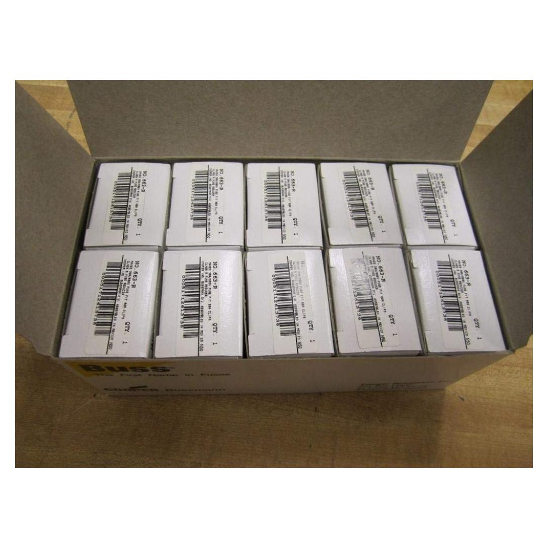 Reductores de Fusibles Cooper Bussmann NO.663-R 30A a 60A (Paquete de 10)