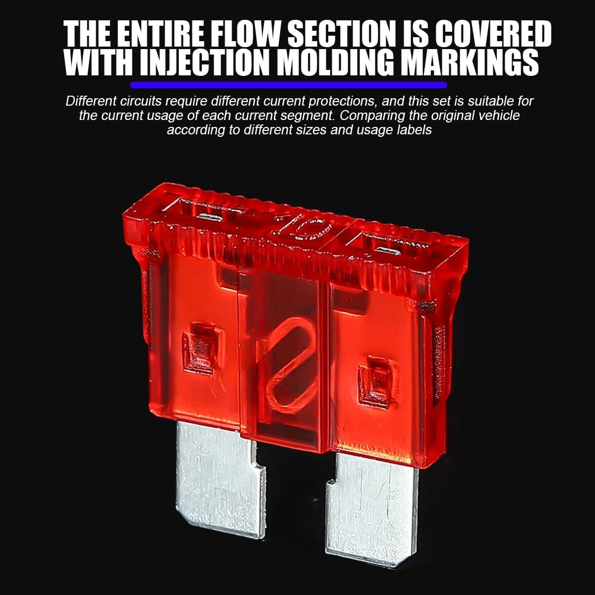 Kit de 300 Fusibles para Automóvil Sandfren - 2A a 40A