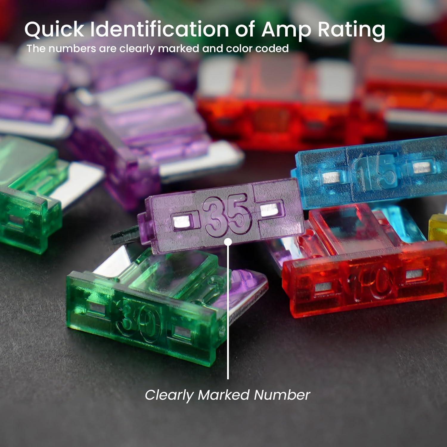 Fusibles Mini de Perfil Bajo 2A SVZ - 25 Pcs Automotriz