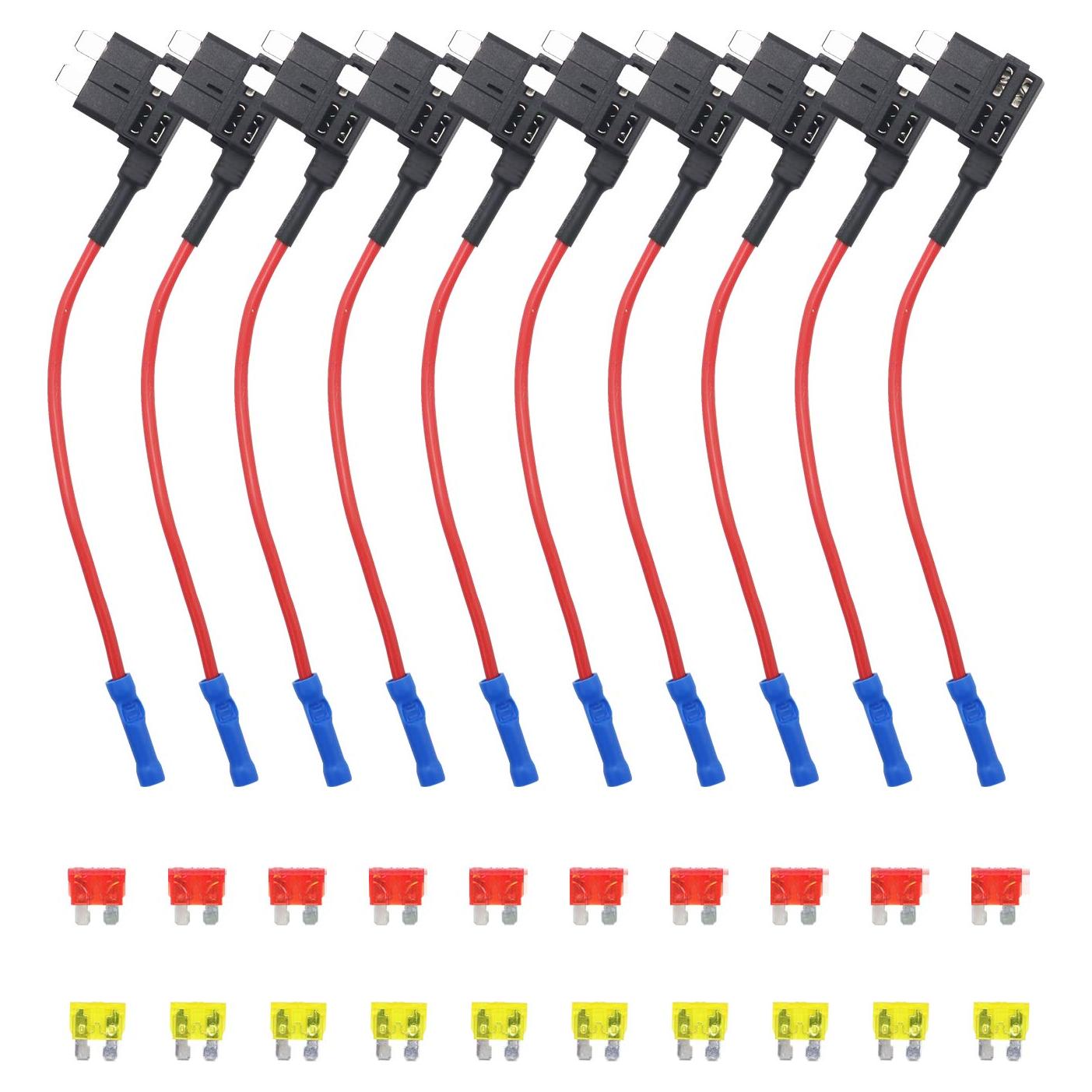 Adaptador de Fusible Tap Recoil FT1-10 para Coche 12V ATO ATC