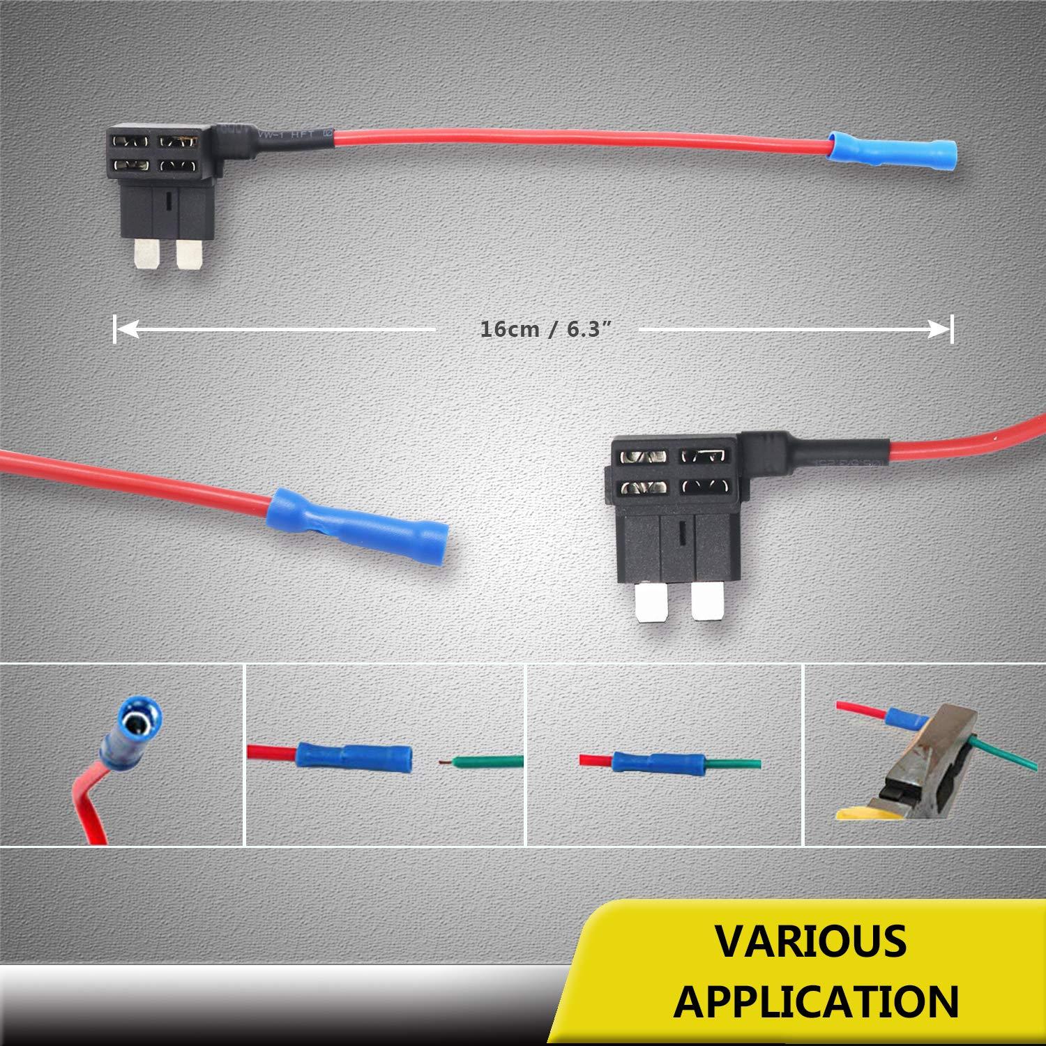 Adaptador de Fusible Tap Recoil FT1-10 para Coche 12V ATO ATC