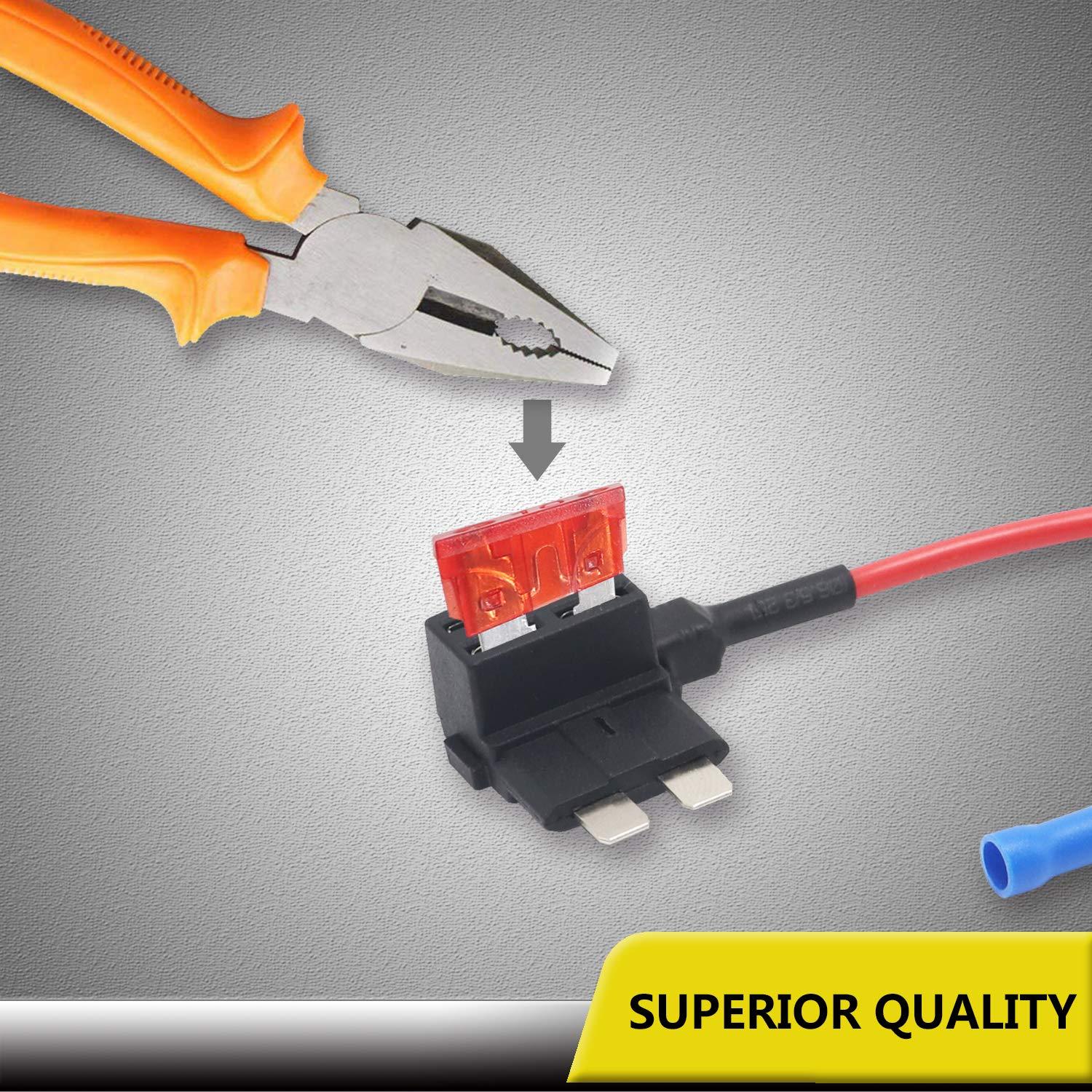 Adaptador de Fusible Tap Recoil FT1-10 para Coche 12V ATO ATC