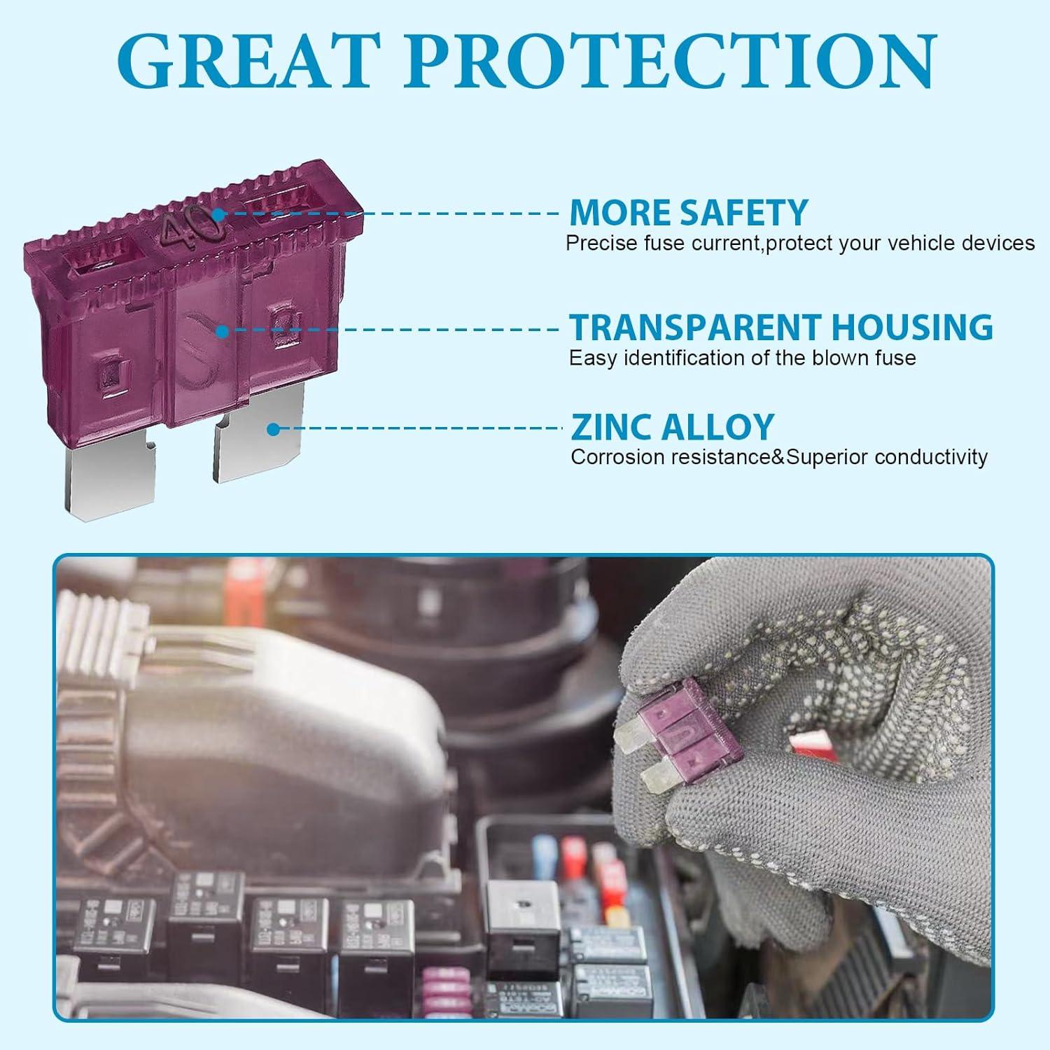 Kit de Fusibles para Automóviles 408 Piezas Easily Estándar Mini Micro2