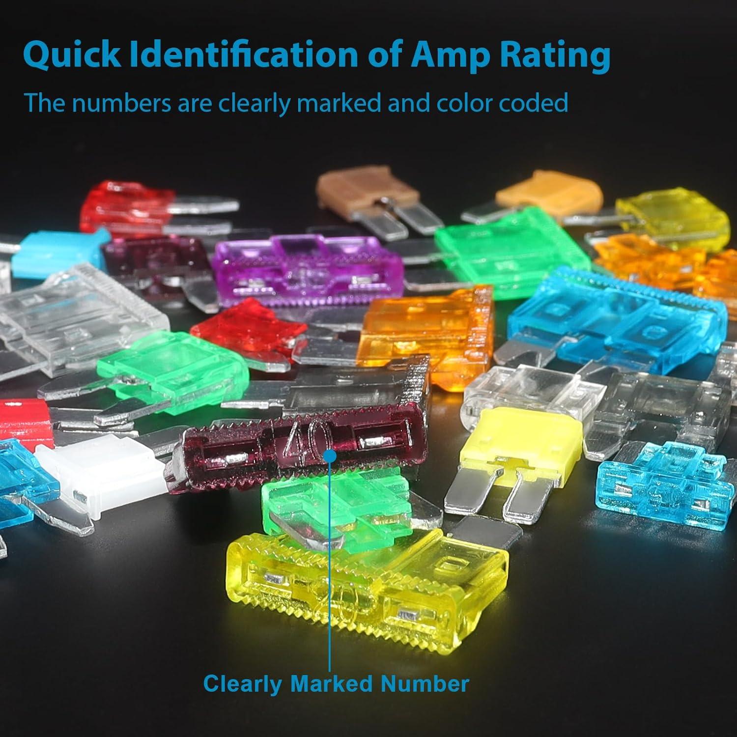 Kit de Fusibles para Automóviles 408 Piezas Easily Estándar Mini Micro2