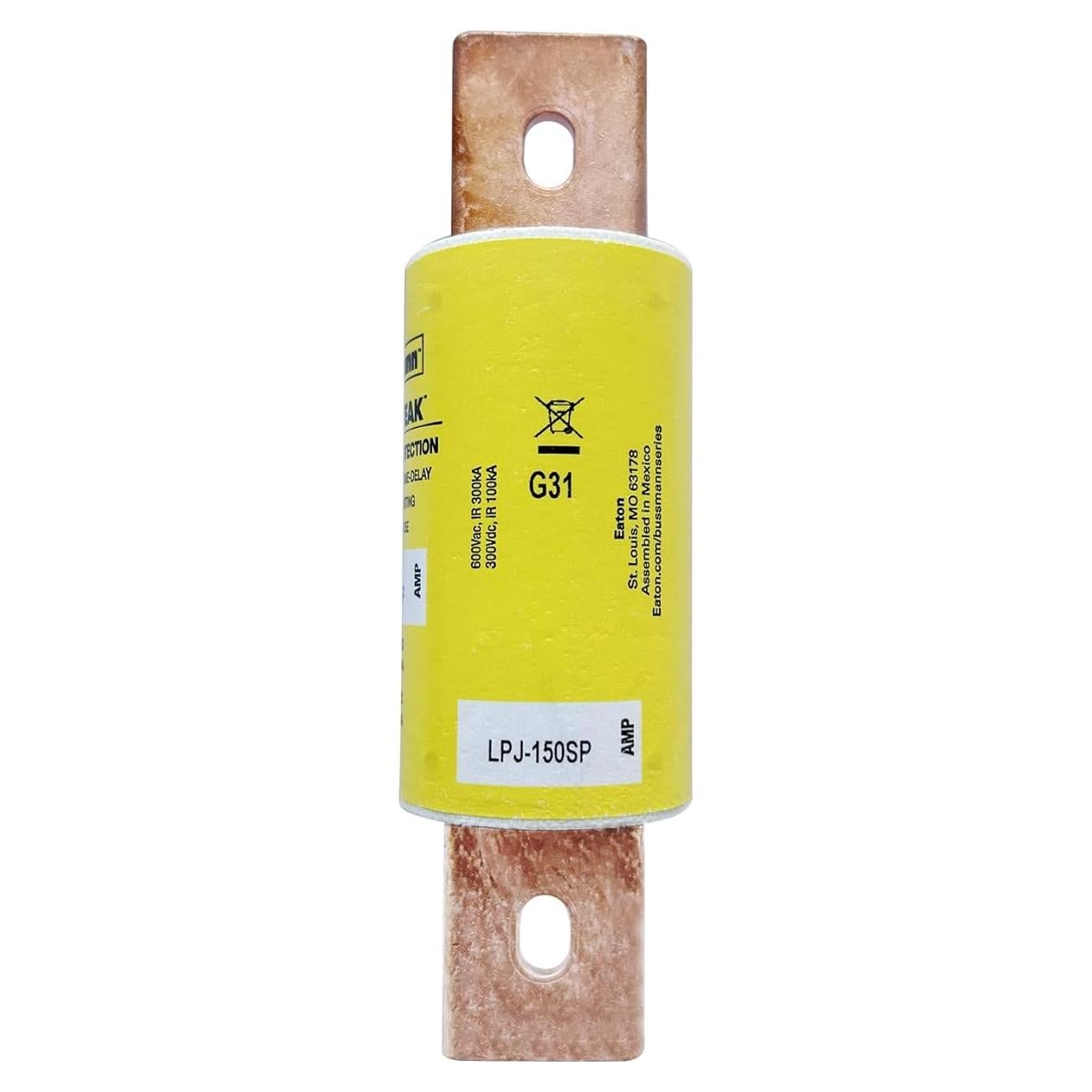 Fusible de Retardo Clase J 150A LPJ-150SP 600Vac