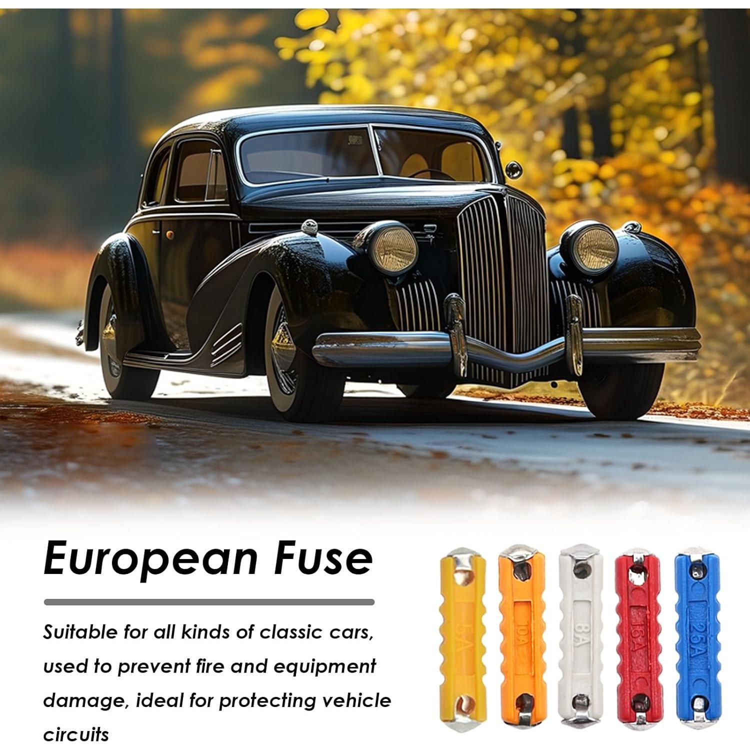 Kit de Fusibles Torpedo Eoppen 200 Piezas 5A a 25A para Autos