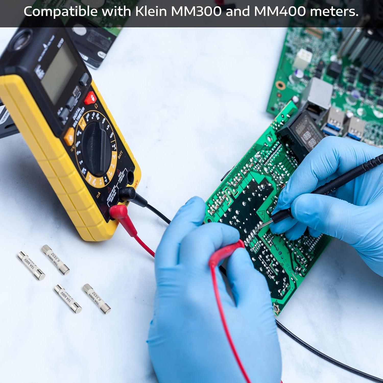 Fusibles de Multímetro Kingdder 10 Piezas 10A 600V Cerámica