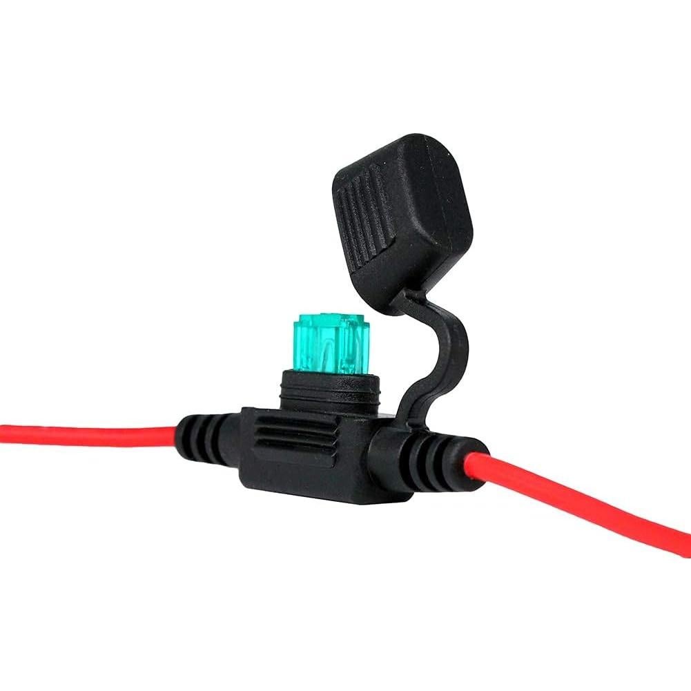 Soporte de Fusible en Línea Impermeable VANTRONIK 16 AWG 10 Piezas