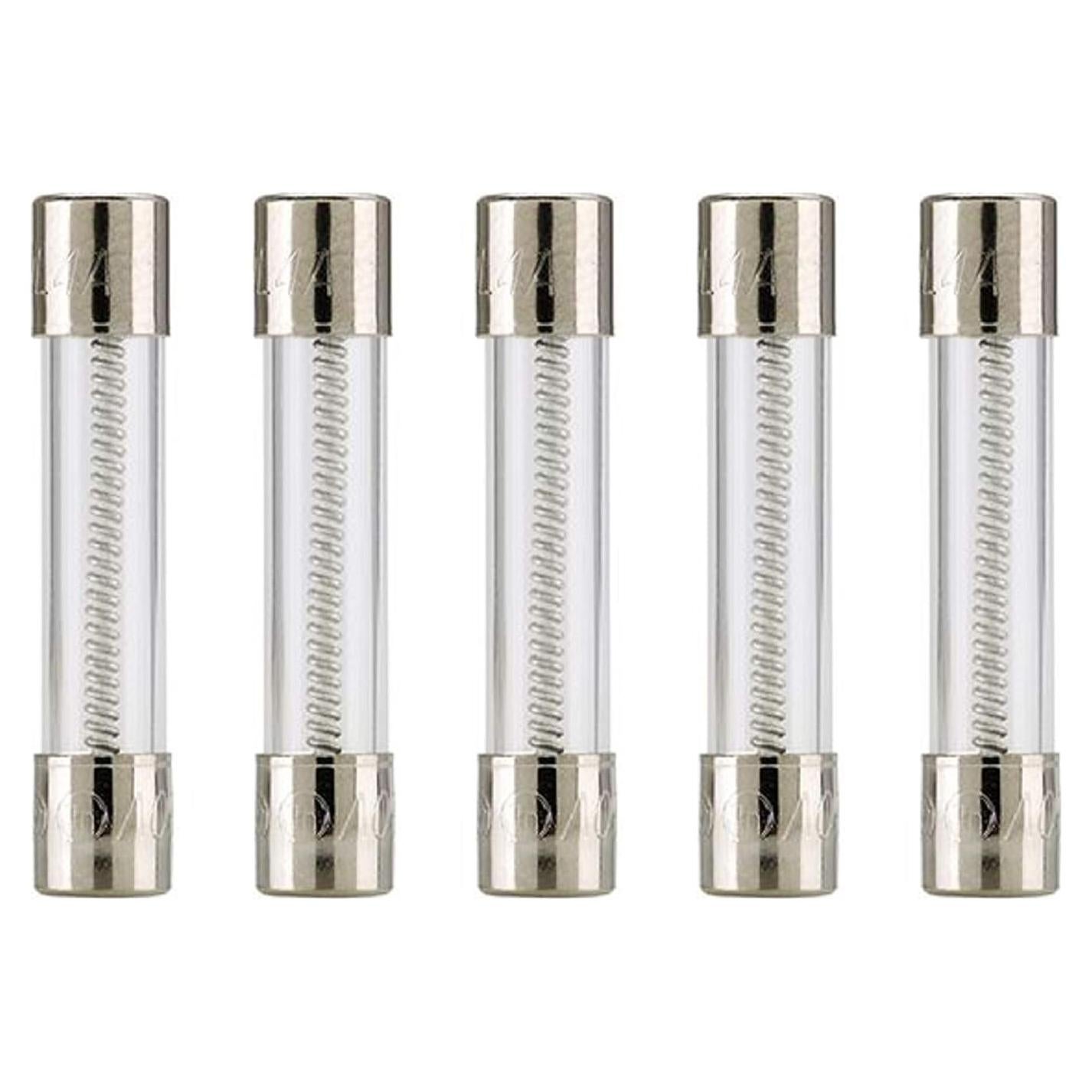 Fusible de vidrio Bussmann MDL-1 1A 250V Slo-blo paquete 5