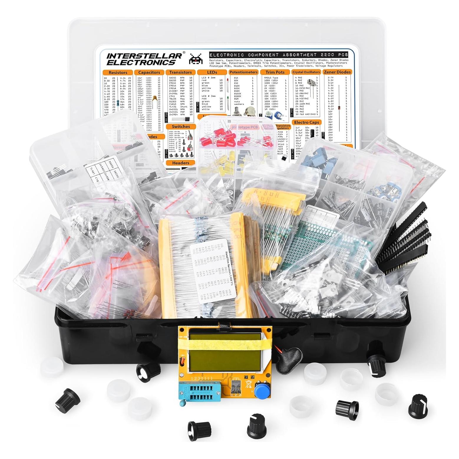 Surtido de Componentes Electrónicos Interstellar 2200 pcs
