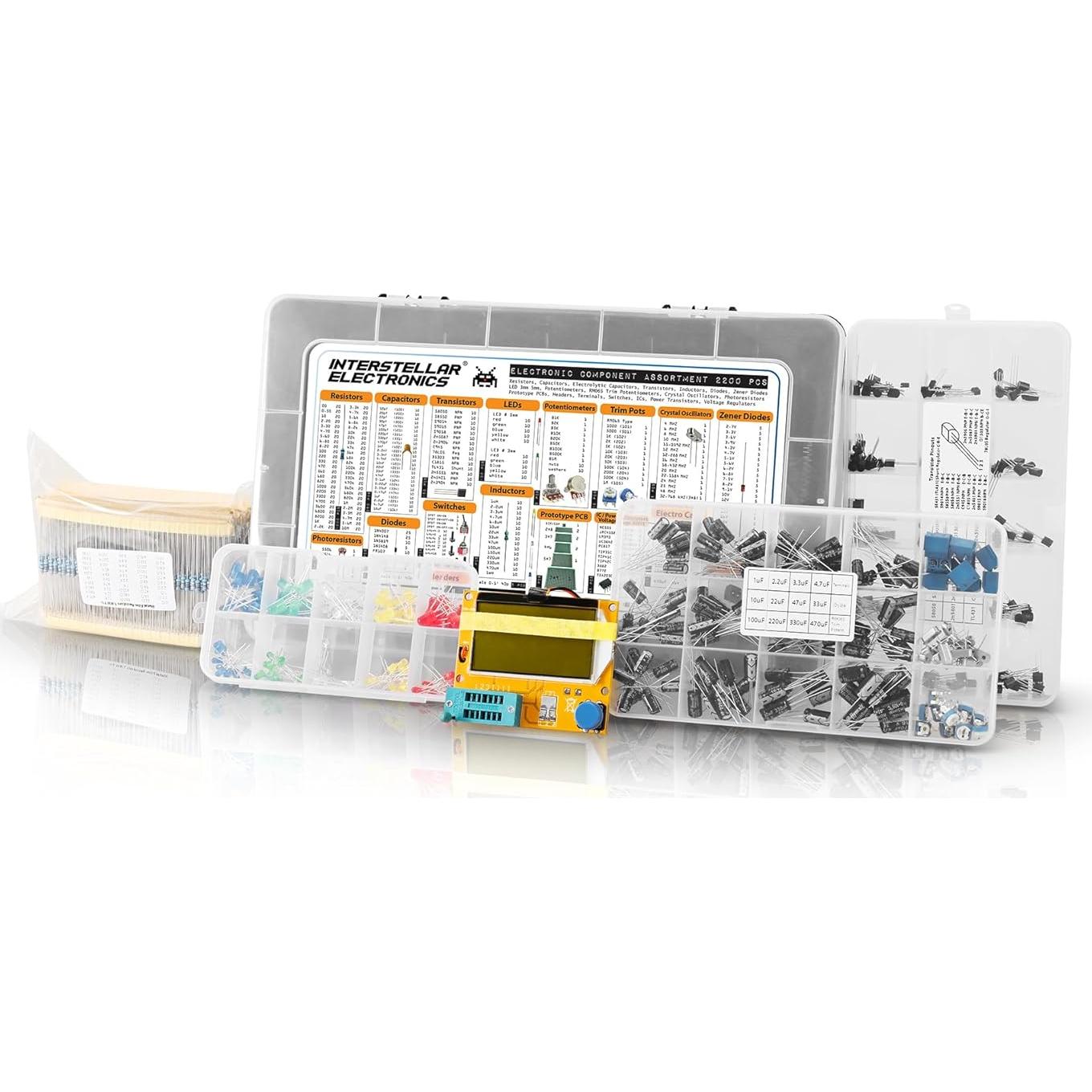 Surtido de Componentes Electrónicos Interstellar 2200 pcs