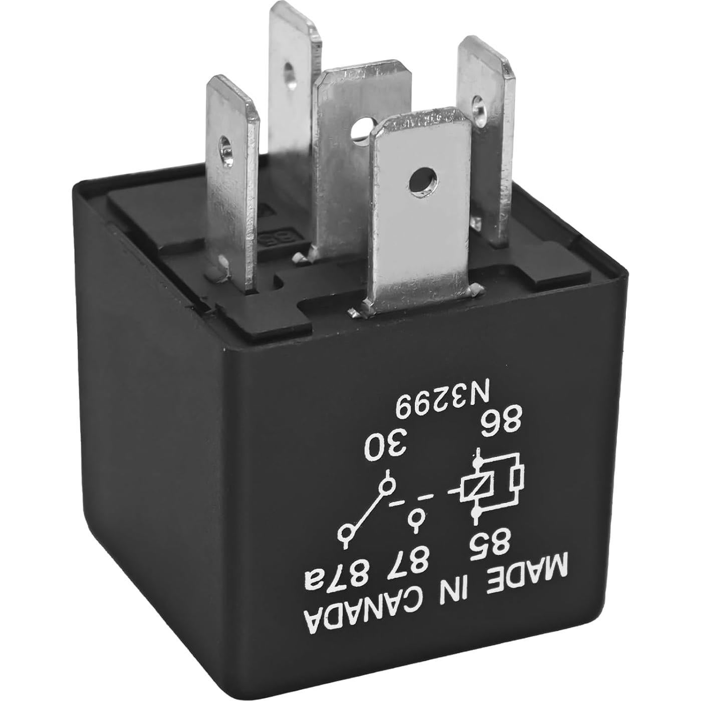 Relé Automotriz Casalytics 40A 12VDC 5 Pines para Ford - Paquete de 4