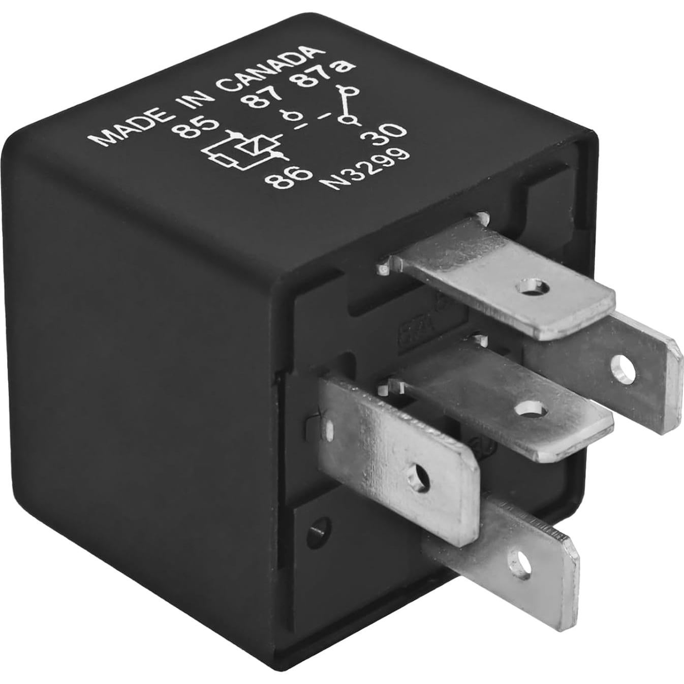 Relé Automotriz Casalytics 40A 12VDC 5 Pines para Ford - Paquete de 4