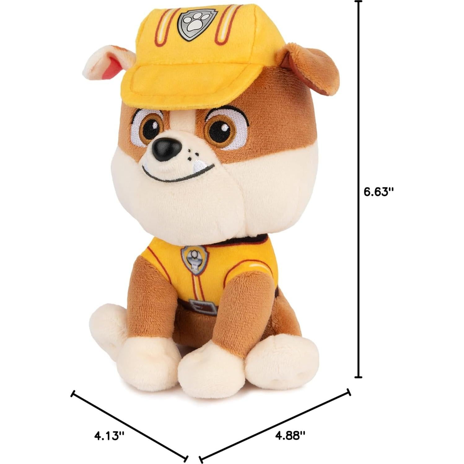 Peluches GUND PAW Patrol Rubble 15 cm en Uniforme de Construcción