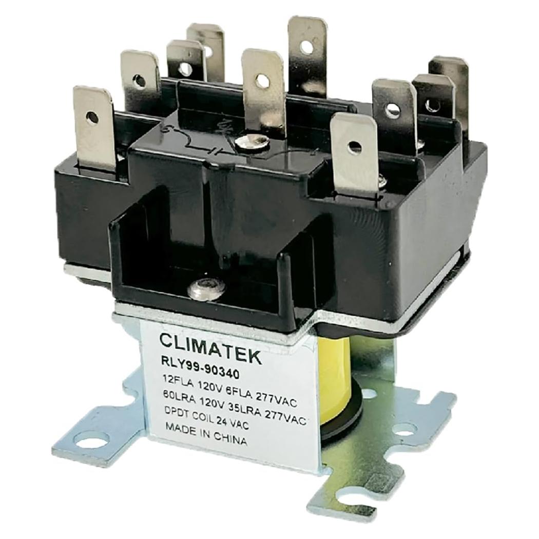 Relé General ClimaTek 24V Doble Polo Reemplazo Universal