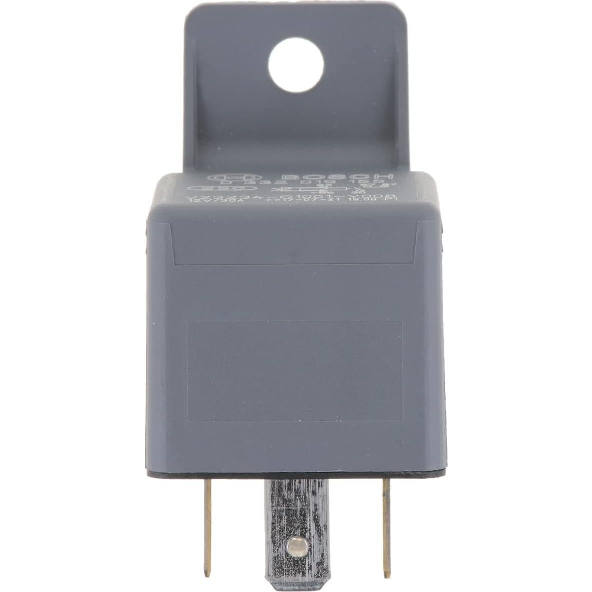 Relé Mini Normal Abierto Bosch 12V 30A 5 Pines Gris