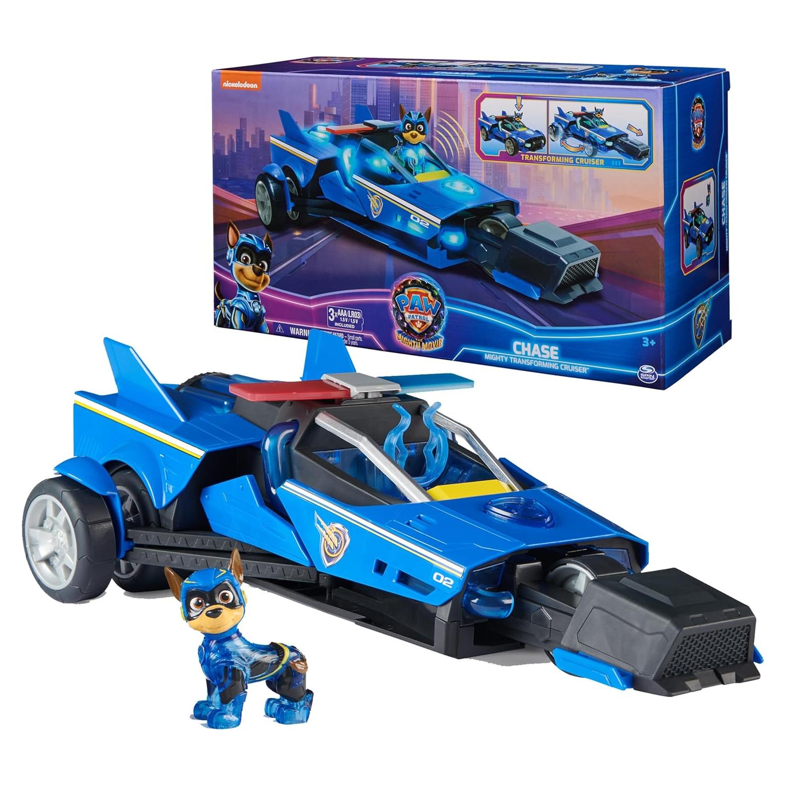 Vehículo Transformador Chase PAW Patrol con Luces y Sonidos