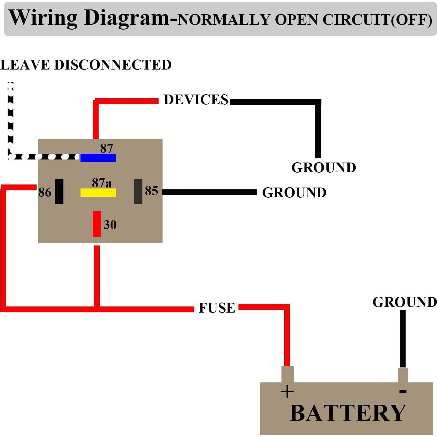 Relé Automotriz Impermeable HOPUT 60/80A 12V 5 Pines Cobre