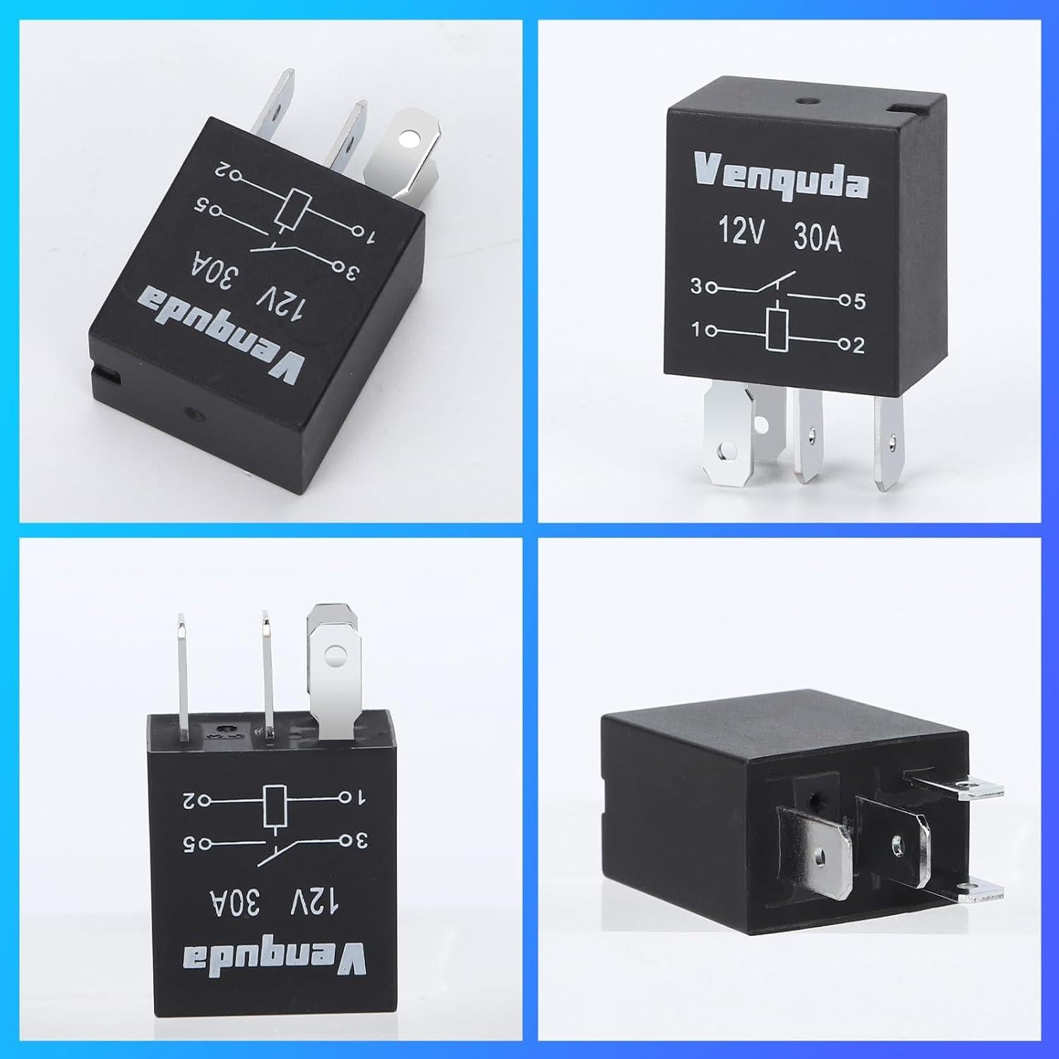 Relé Automotriz 4 Pines 12V 30A Zhenbaoshop Universal