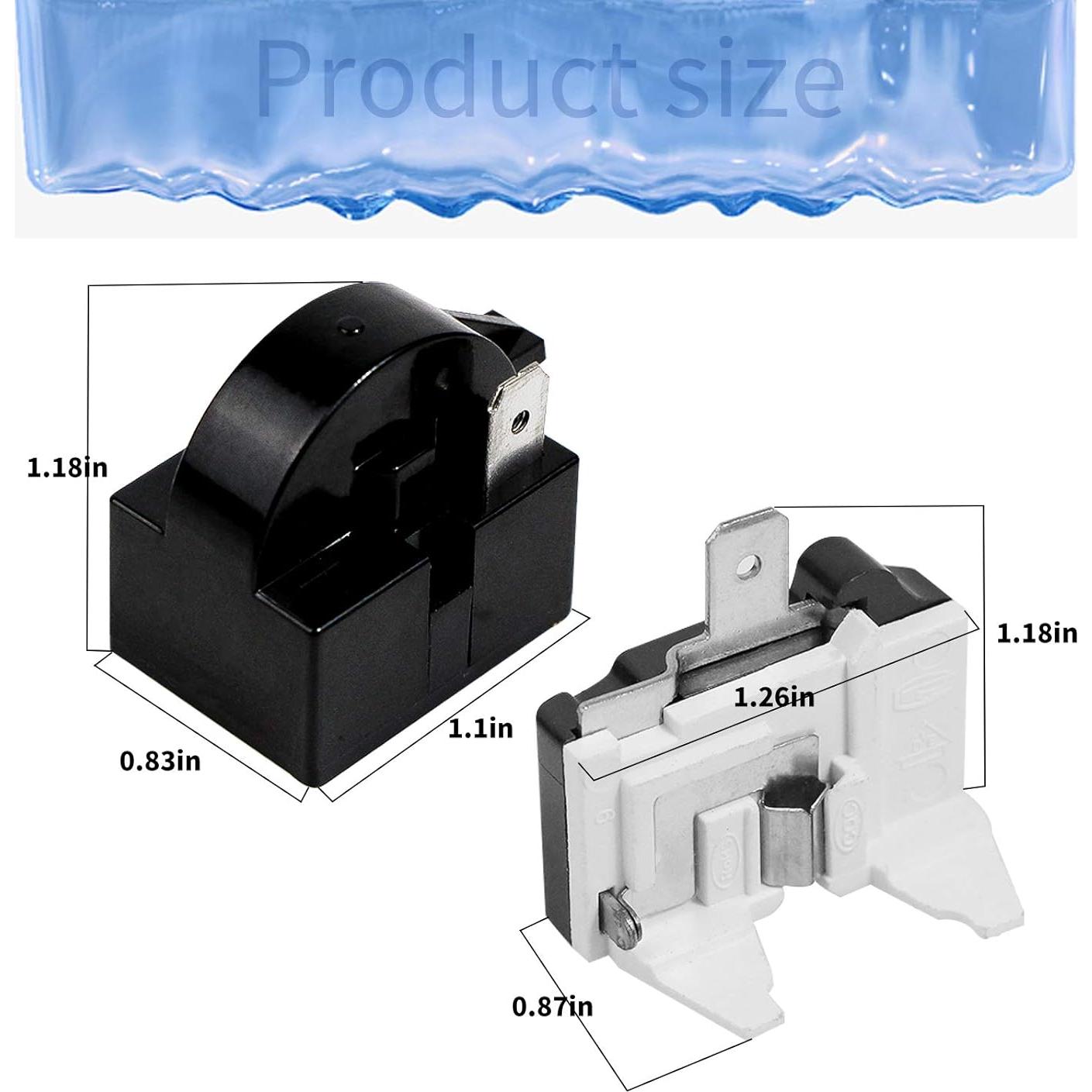 Relé de Arranque PTC 4.7 Ohm Wehhbtye + 2 Protectores Sobrecarga