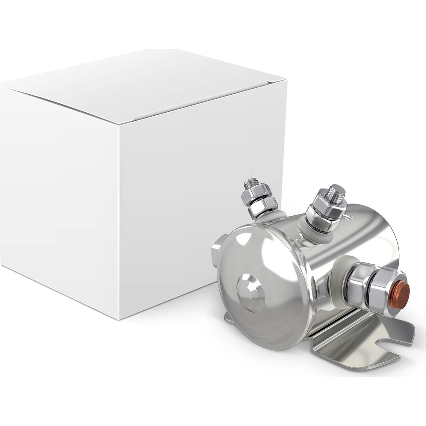 Relé de Solenoide 12V Zhushan 300A Niquelado para Golf y Barcos