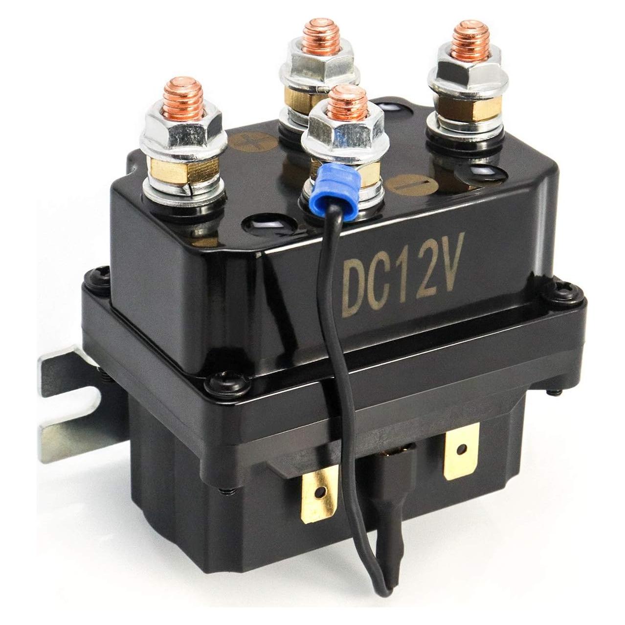 Relé Solenoide QWORK 12V 250A para Winches ATV/UTV