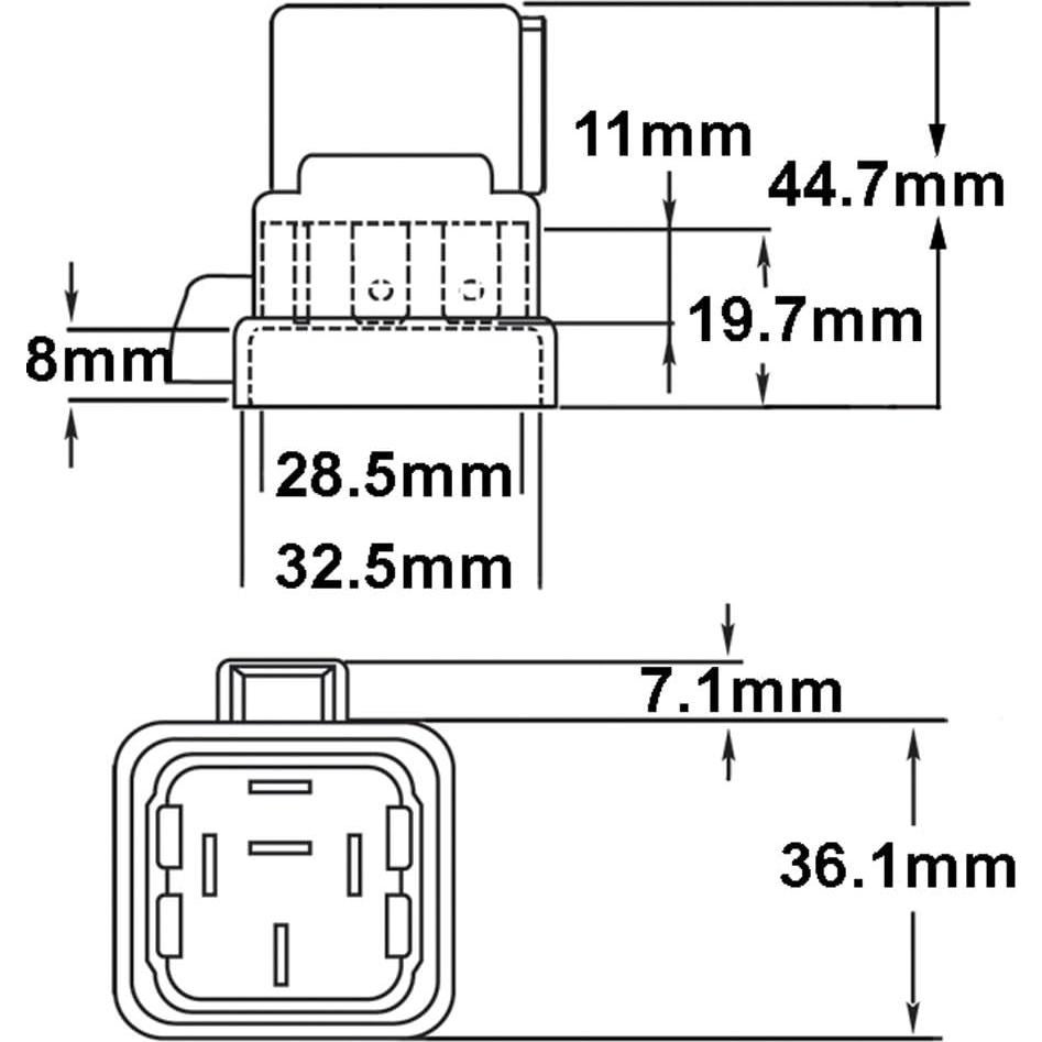 Relé Mini ISO 12V 5 Pines HELLA Impermeable 40A