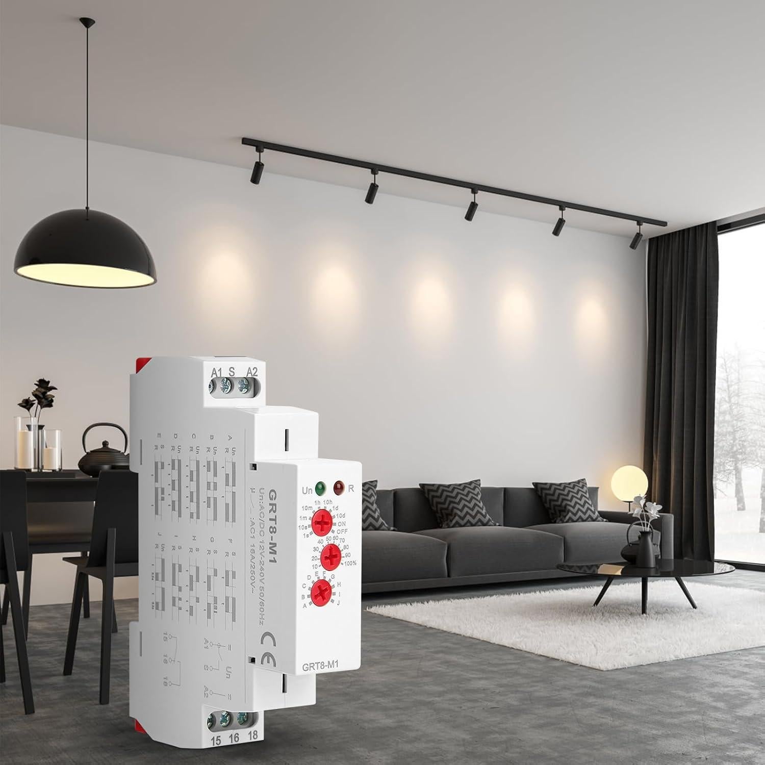 Relé de Tiempo de Retraso Yosoo GRT8-M1 12V-240V Multifuncional