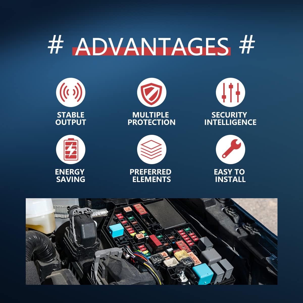 Paquete de 4 Relés de Alta Potencia OEM GM 13500114